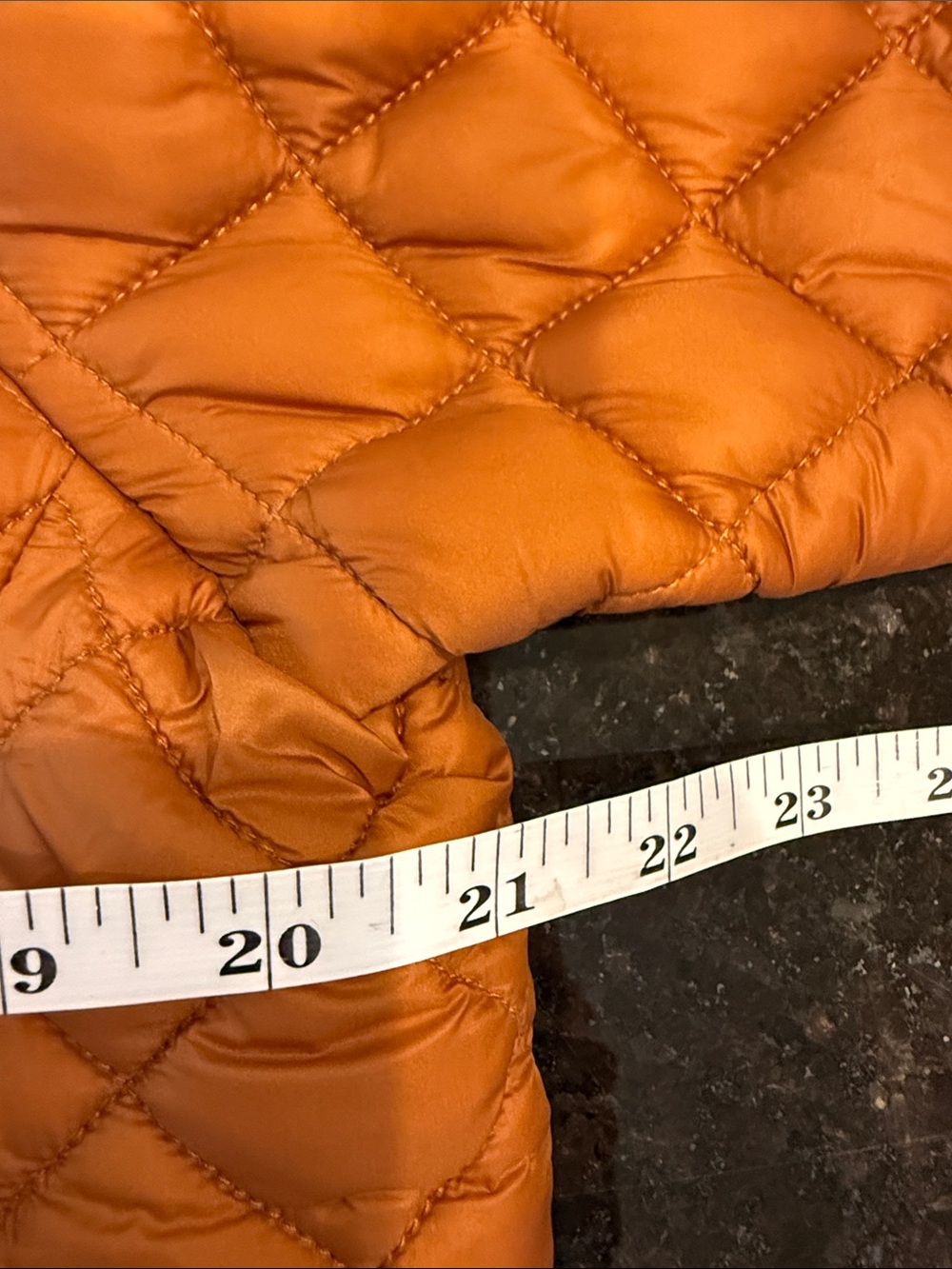 Athleta Whisper Featherless Jacket Quilted Puffer Full Zip In Rust Size Medium - Picture 7 of 14
